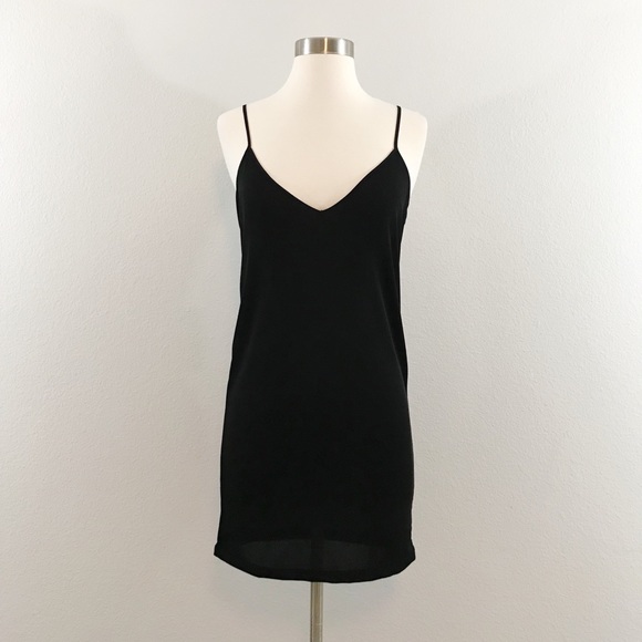 zara short black dress